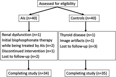 Changes in Vertebral Marrow Fat Fraction Using 3D Fat Analysis & Calculation Technique Imaging Sequence in Aromatase Inhibitor-Treated Breast Cancer Women